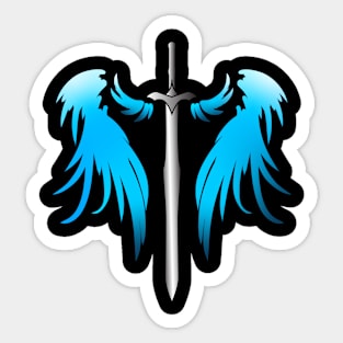 Winged sword Sticker